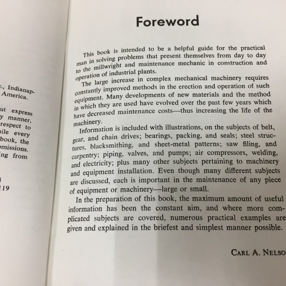 Audel Millwrights and Mechanics Guide by Carl A. Nelson 1972 2nd Ed. Hardcover - Picture 9 of 16
